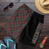MacKintosh Hunting Modern Tartan Crest Men's Short - Cross Style
